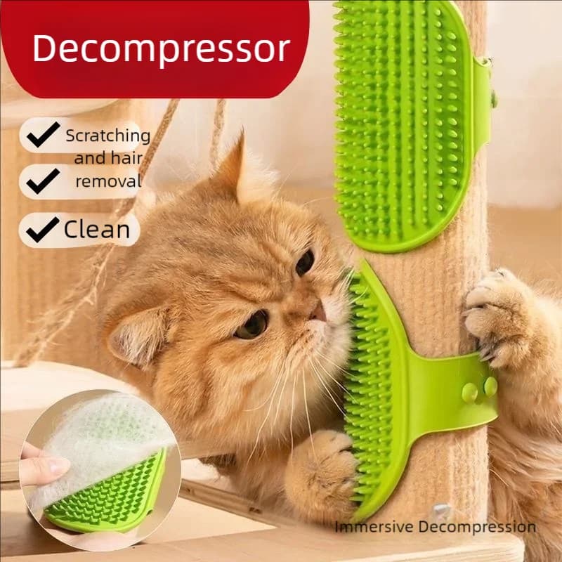 Spazzola in silicone morbido per cani e gatti, pettine per rimuovere il pelo, spazzola da massaggio per il bagno, accessori per la toelettatura e la pulizia del cane.