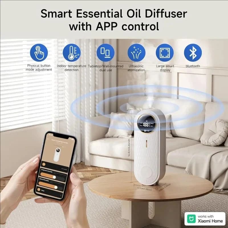 New model Intelligent App Aromatherapy Machine Humidifier Bedroom Fresh Air Toilet Deodorization Fragrance and Fragrance Ro