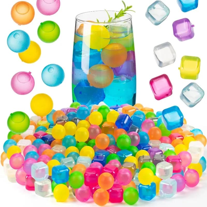 12/20PCS Plastic Ice Color Reusable Ice Cubes Cubes Quickly Freeze and Cool Ice Cubes Make Cold Drink Tools Kitchen Bar Tools