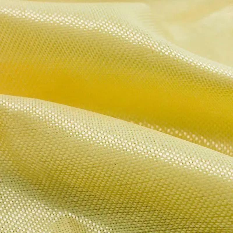 Ultra-thin 50gsm 200D Kevlar knitted fabric with aramid fiber for high-temperature resistance 40"/100cm width thickness 0.1mm
