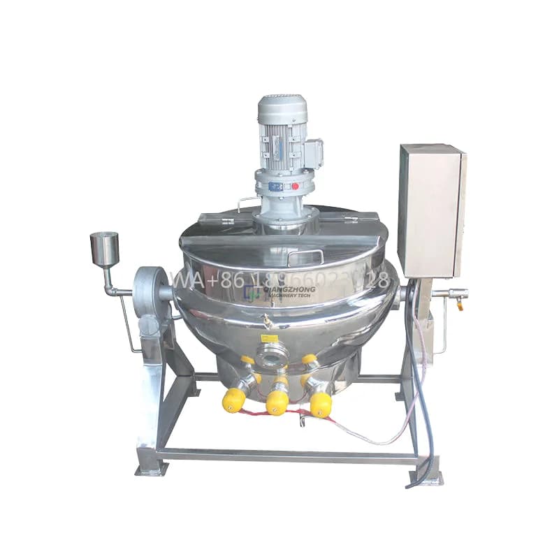 Mixing of sugar Mixing Pentola Jacket Kettle Equipment50L 100L 200L Industrial Electric Heating Candy syrup
