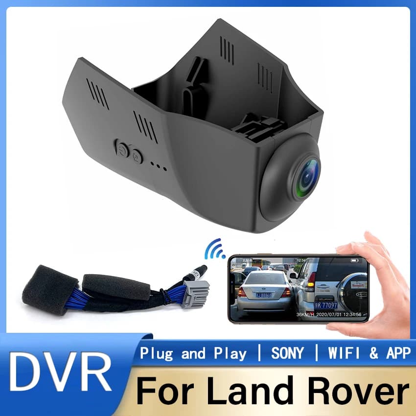 Dashcam For Land Rover Range Rover Velar 2018-2021 For Jaguar E-Pace 2018-2021 Dash Cam 4K UHD Auto DVR Video