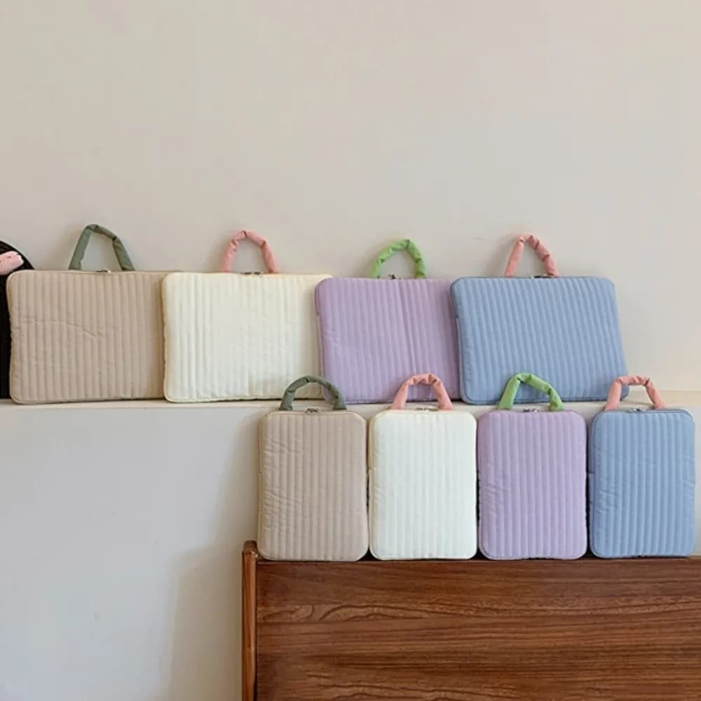 Custodia Protettiva Portatile per Laptop Stile Coreano, Morbida e Leggera, Antiurto per Notebook