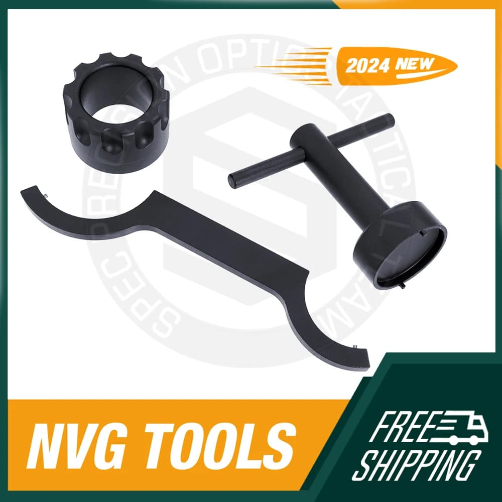 Chiave tattica per installazione visione notturna Chiave PVS-14 Set di strumenti di smontaggio Rimozione nera per PVS14 BNVD1431 DTNVS Abmod3