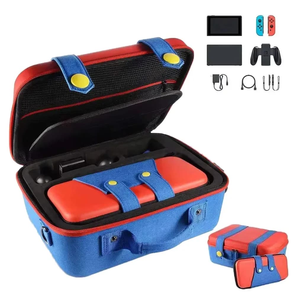 Per Nintendo Switch Custodia da viaggio Borsa da trasporto per Switch/OLED/Lite/console di gioco/gamepad/accessori per carte di gioco