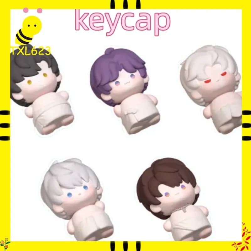 Love And DeepSpace Anime Resina Mechanical Keyboard Set of handmade Rafayel Zayne Xavier Sylus Caleb Collectibles