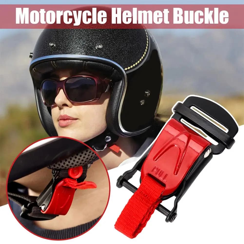 Flexible clip for subgola - Motorcycle helmet buckles, fast sewing clip for motorcycle, motocross helmet Easy and safe fixing Y6U1