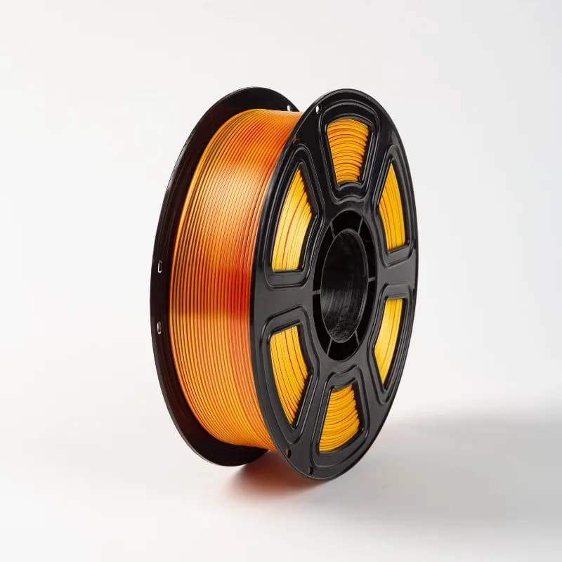 Silk Two Color PLA 3D Printing Filament 1.75mm 1KG Eco Friendly Easy Print High Gloss FDM Wire