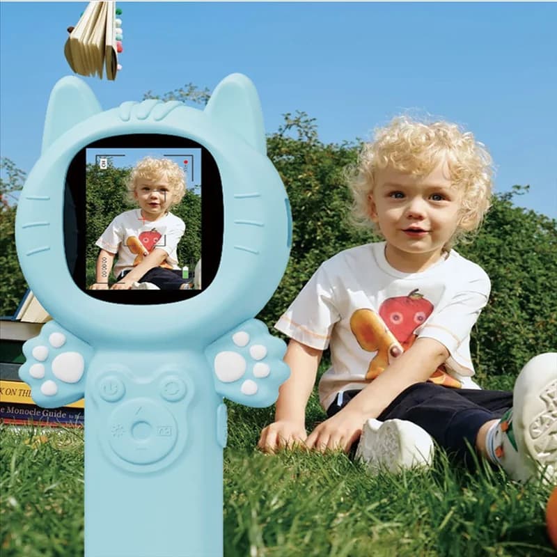 B29C-2 in 1 mini microscopio digitale microscopio portatile 500X fotocamera da 2 MP con 8 LED per bambini piante insetti
