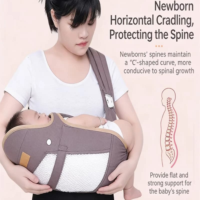New Baby Going Out Safety Carrier Portable Front Hug Type Back Baby Out of The Baby Artifact Waist Stool Simple Three-in-one