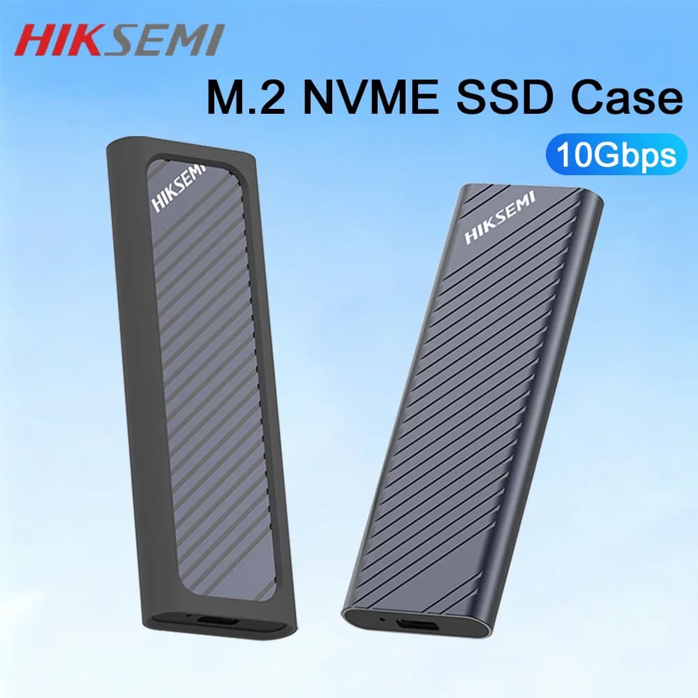 HIKSEMI M2 SSD Case M.2 NVMe SSD Case 10Gbps M.2 to USB 3.2 Type-C Gen2 External Enclosure Adapter Support 2242/2260/2280 ssd