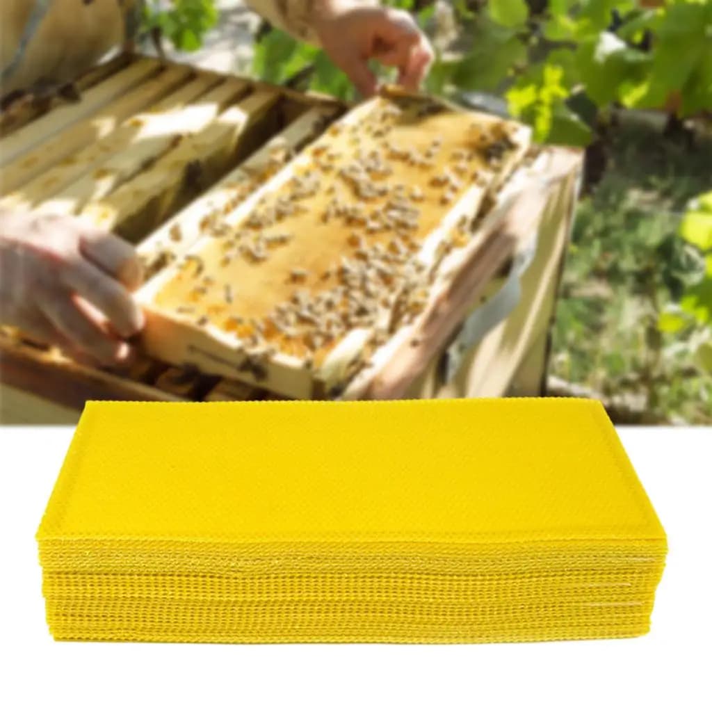 30x Beeswax Sheets Sheet Candle Honeybee Wax Beekeeping Tool 41.5x19.5cm