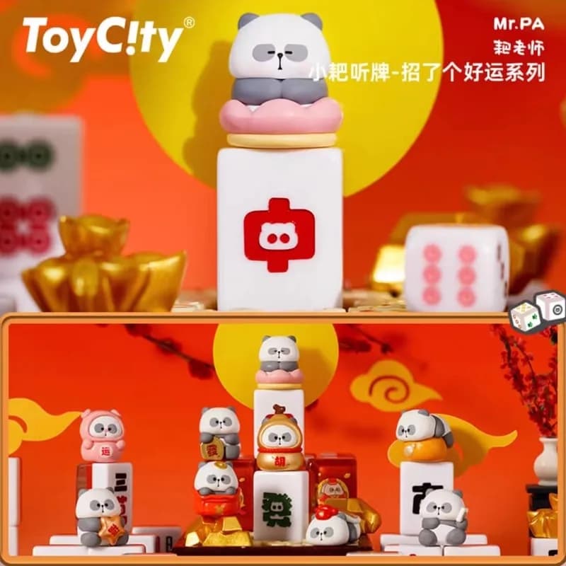 Toycity MR.PA Serie Good Luck Decorazione scatola cieca Giocattoli Carino Mini Action Figure Stili casuali Scatola misteriosa Regali periferici