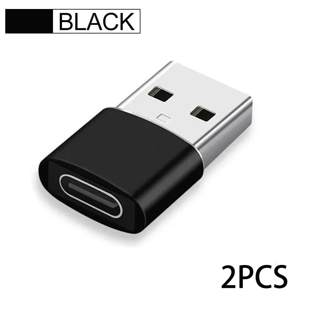 OTG Adapter from USB to C type 2 pcs USB-C male to micro USB type-c female converter for MacBook Samsung S20 USBC connector OTG 2P