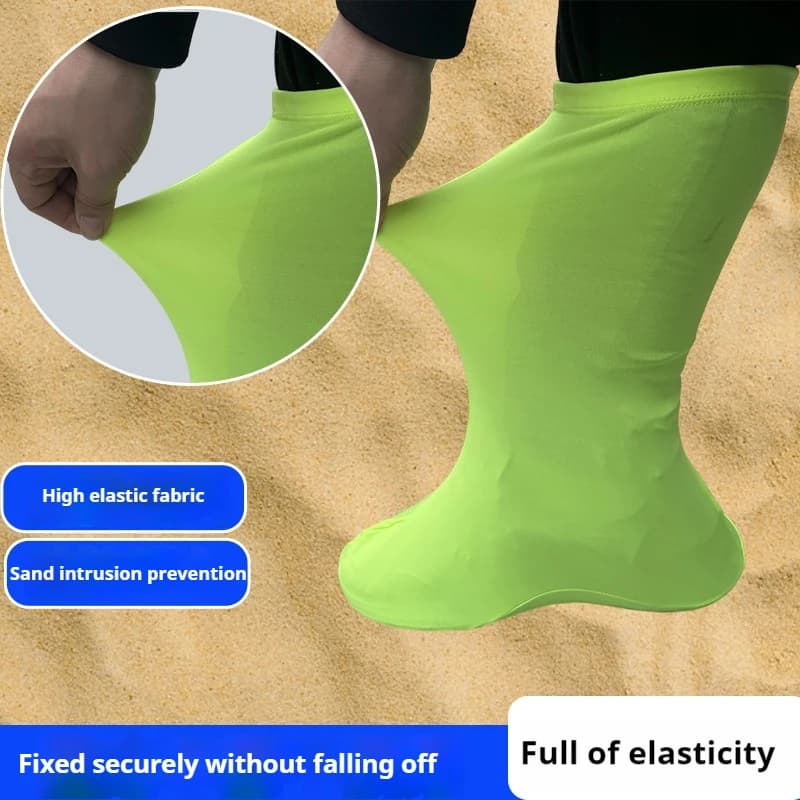 Copriscarpe a prova di neve Stivali Copriscarpe Protezioni per scarpe elastiche alte Accessori per scarpe da trekking a prova di polvere con sabbia nel deserto