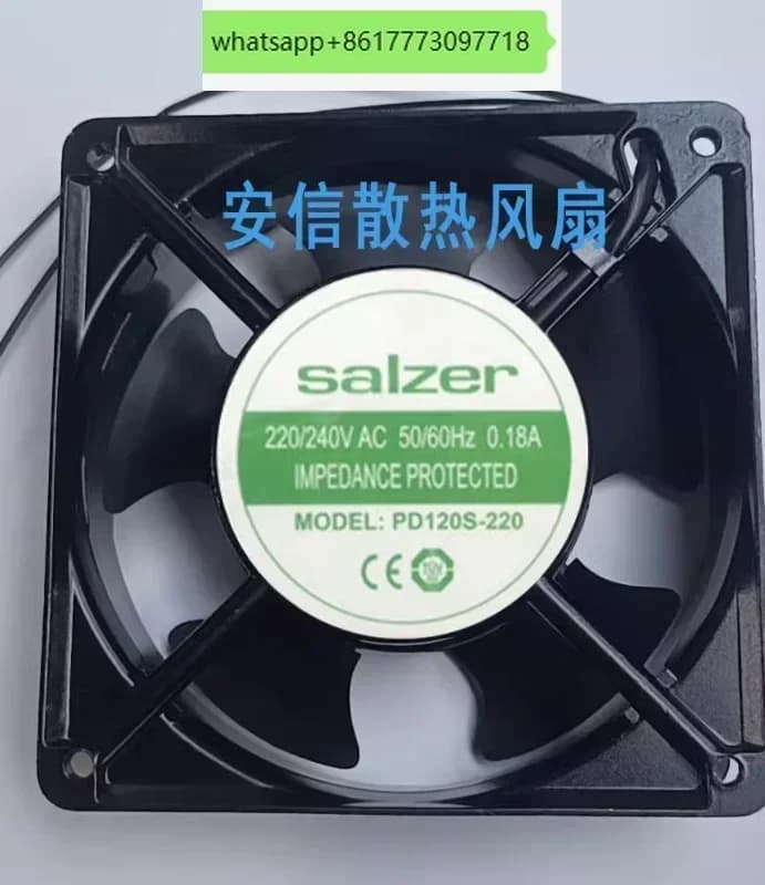 Ventola di Raffreddamento Salzer PD120S-220-24/PD157B/150B-220/120M-220 12/17cm
