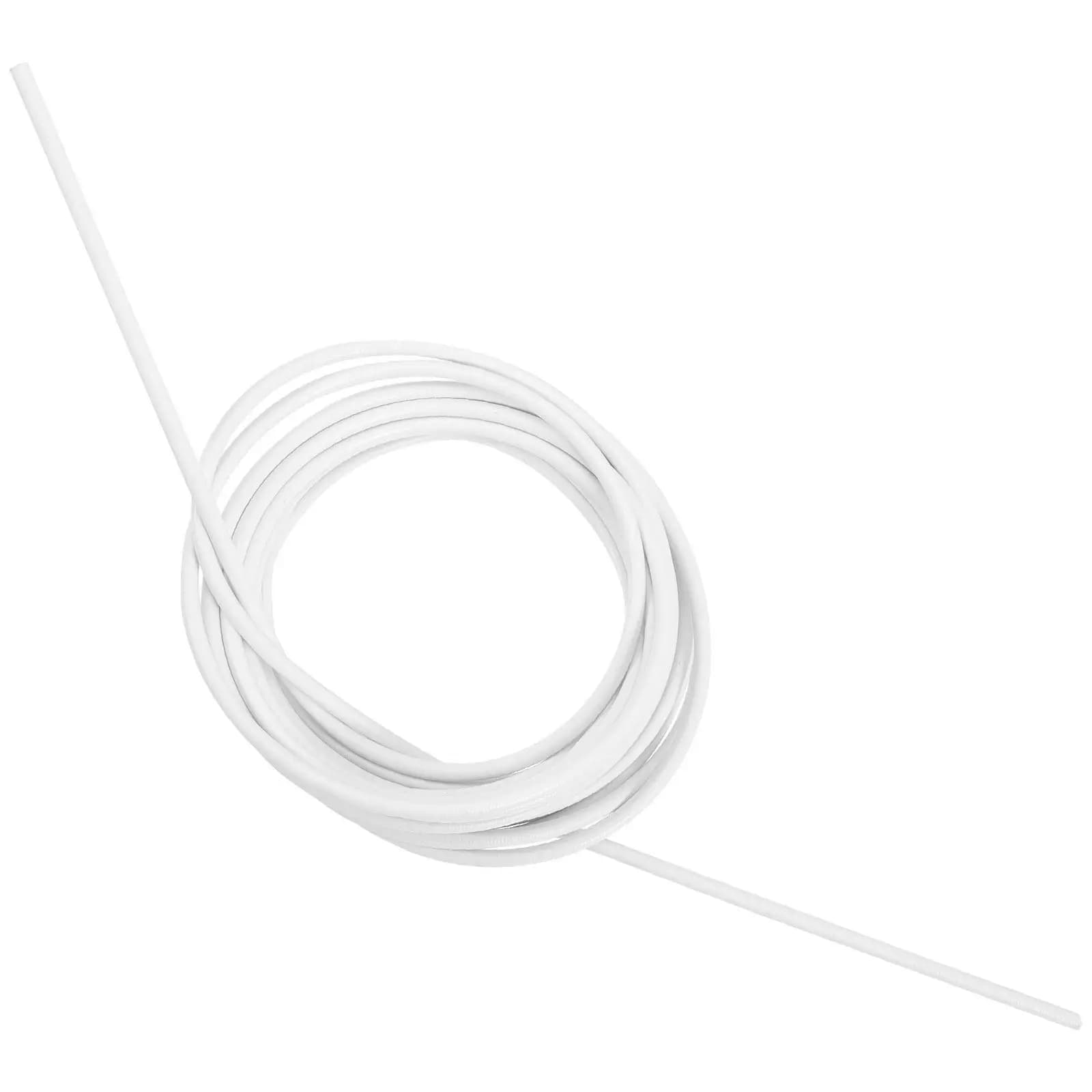 Set di 1 Binario Flessibile per Tende con Cavo in Plastica Premium e Acciaio Inossidabile, Montaggio a Soffitto o a Parete, Facile Installazione, Multiuso per Finestre