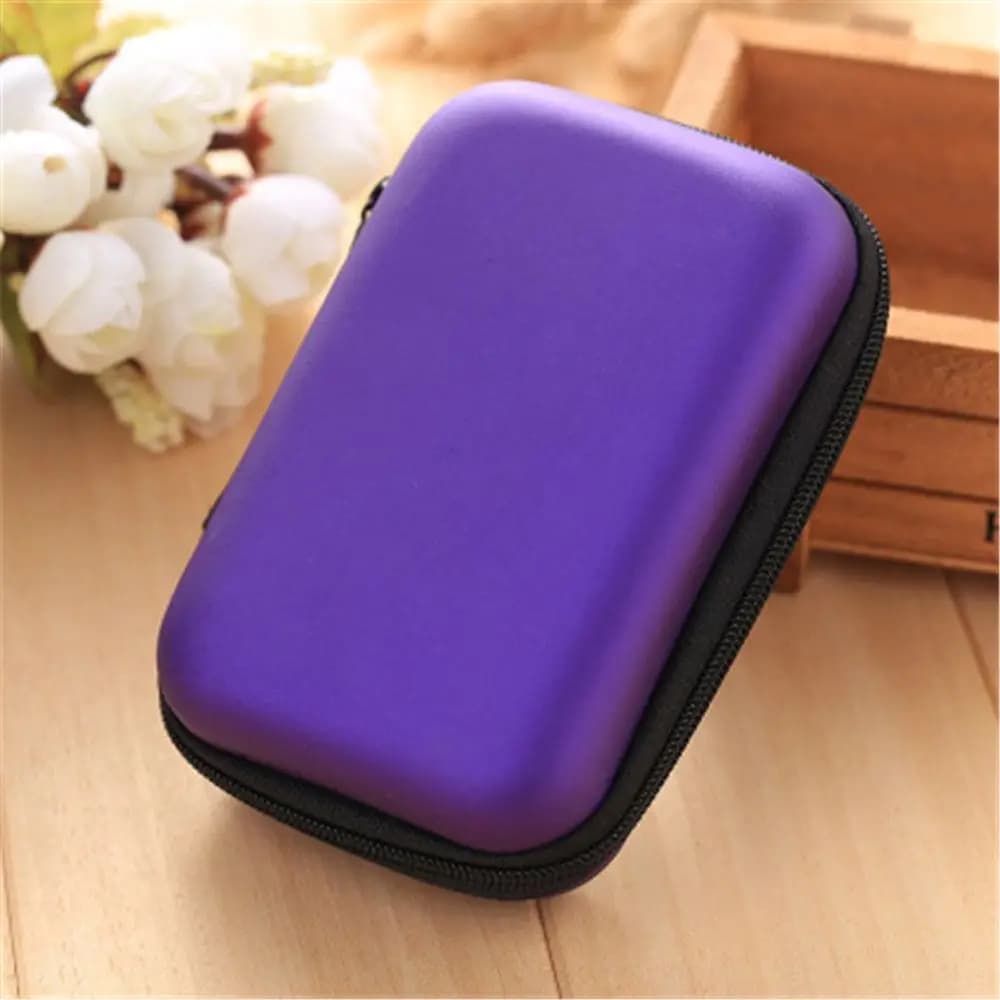 Multifunction External Drive Protector Cover Earphone Box Hard Disk Case EVA Storage Box HDD Bag Zipper Pouch
