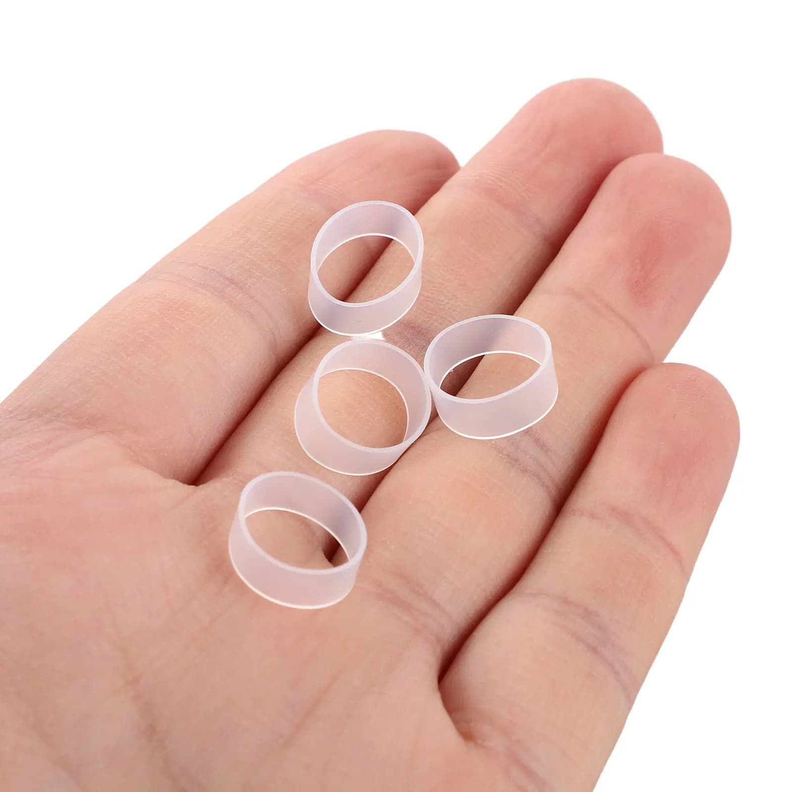 500 Pezzi Fascette in Silicone Flessibili, Organizzatori per Cavi Riutilizzabili, Gestione Cavi per Casa e Ufficio