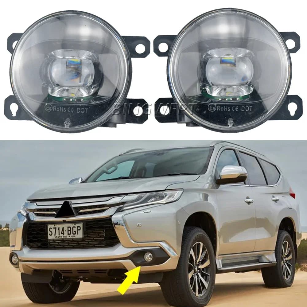Fendinebbia per lenti a LED per auto H11 12V fendinebbia per Mitsubishi Montero Pajero Sport Challenger 2017 2018 2019
