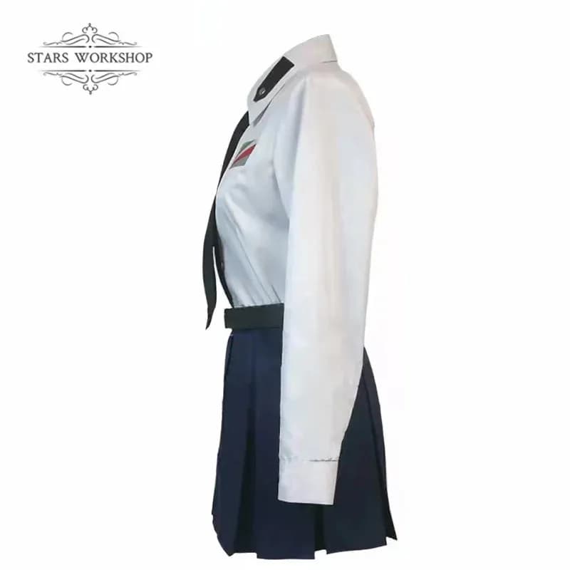 qq34Anime GIRLS und PANZER Anzio High Anchovy Carpaccio Pepperoni Costumes Cosplay Woman Pleated skirt School uniforms Sui