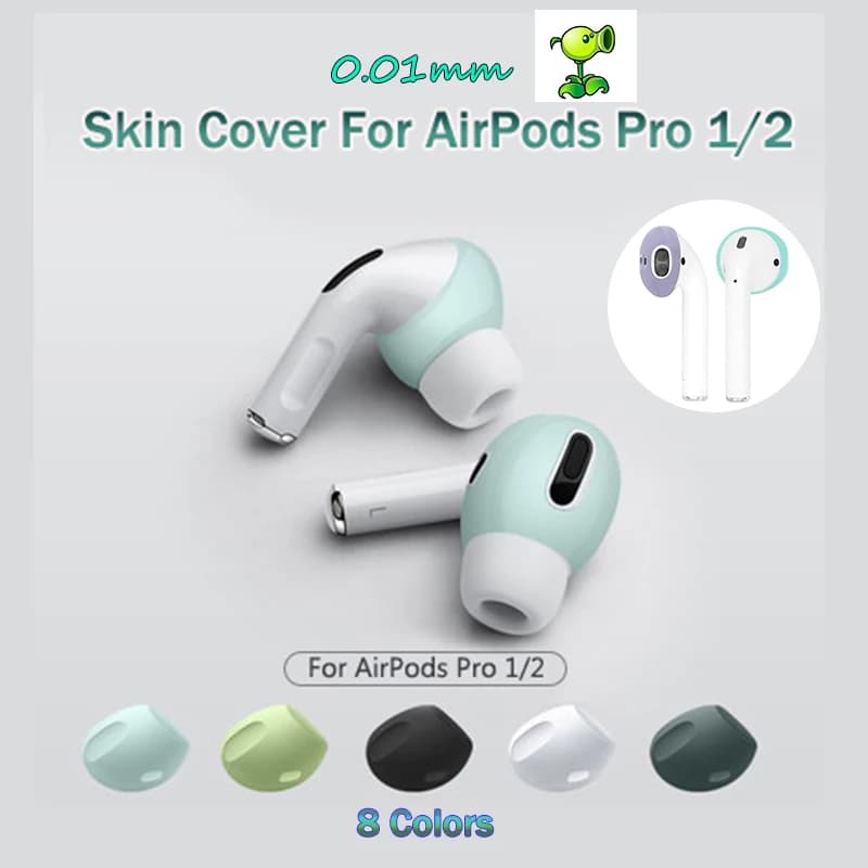 For Airpods Pro Silicone Leather Case EarTips Air Pods Bearings Auricolari Bluetooth Wireless Accessories Case
