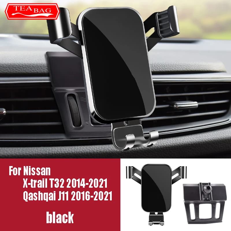 Auto mobile phone support for Nissan x-trail T32 T33 Qashqai J11 Tiida C13 2014-2021 GPS support automatic navigation bracket accessories
