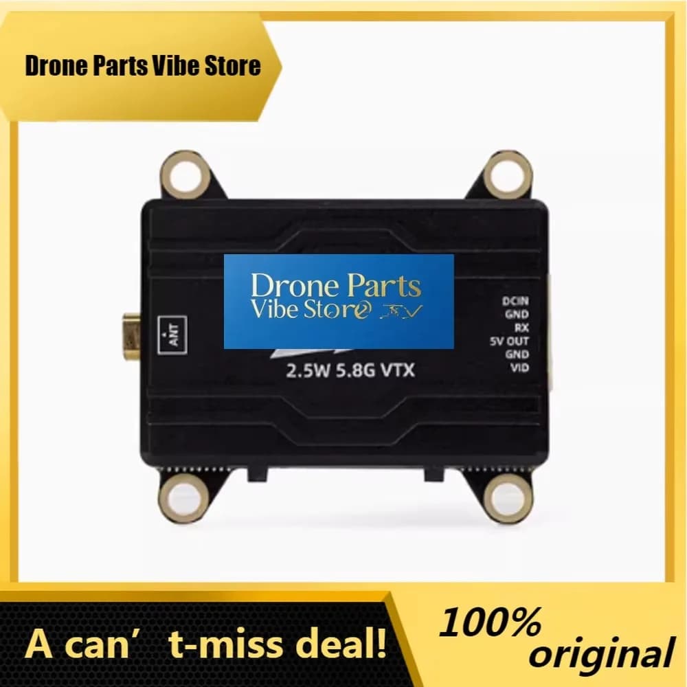 DronePHglrc Zeus Vtx Pro 7-26v 5.8ghz 2.5w Image Transmission Mmcx Antenna Plug Over 10km For Rc Fpv Drone Accessories