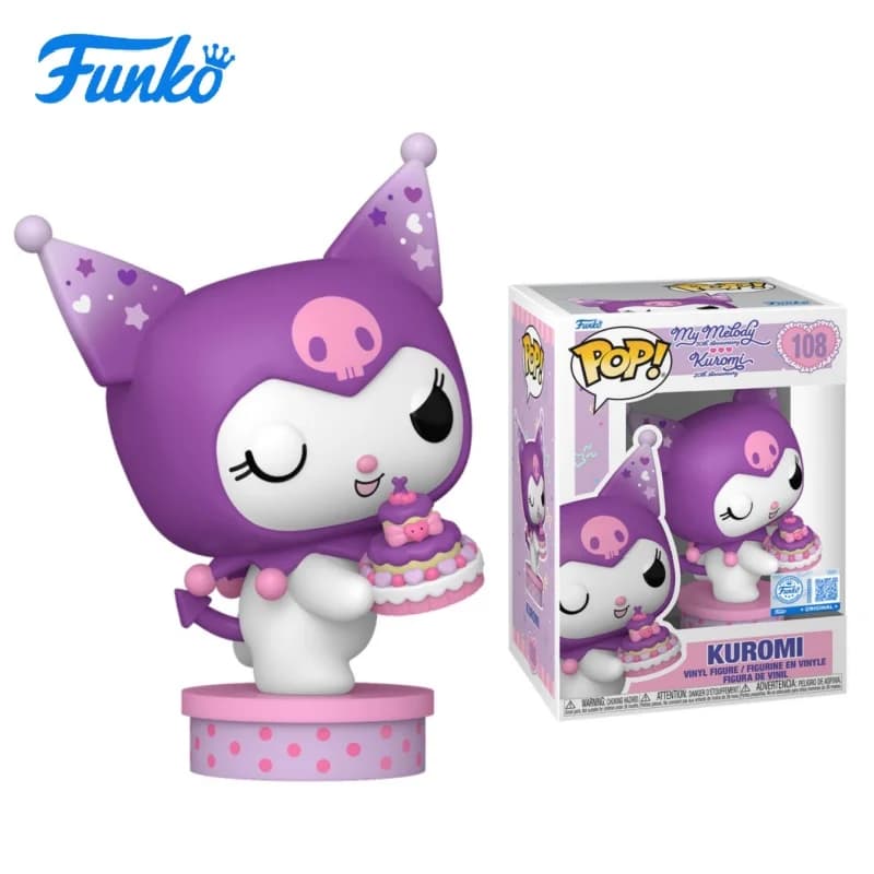 Funko Pop Sanrio: Hello Kitty Season 8 - Kuromi (Edizione Regalo) - Regalo di Capodanno - Ottimo regalo per amici e familiari per Natale, Capodanno e compleanni, Decorazione a tema pop culture, Regalo di compleanno, Oggetti da collezione a tema fumetti, Merchandise ufficialmente licenziato, Oggetti da collezione premium, Oggetti da collezione a tema fumetti, Regali per geek, Oggetti da collezione