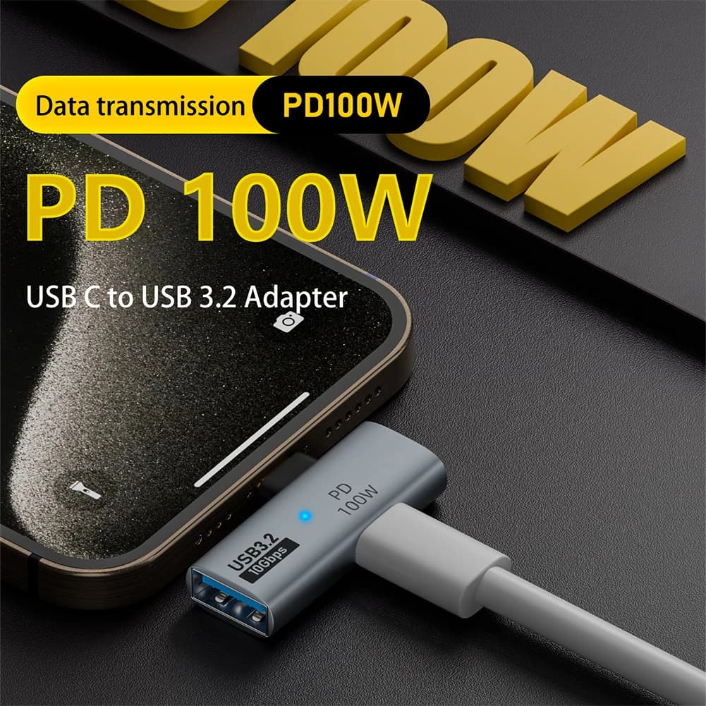 Splitter OTG 2 in 1 type C 3.2 Data transfer 10 Gbps USB OTG type C Converter OTG for phone Tablet MacBook Xiaomi Samsung
