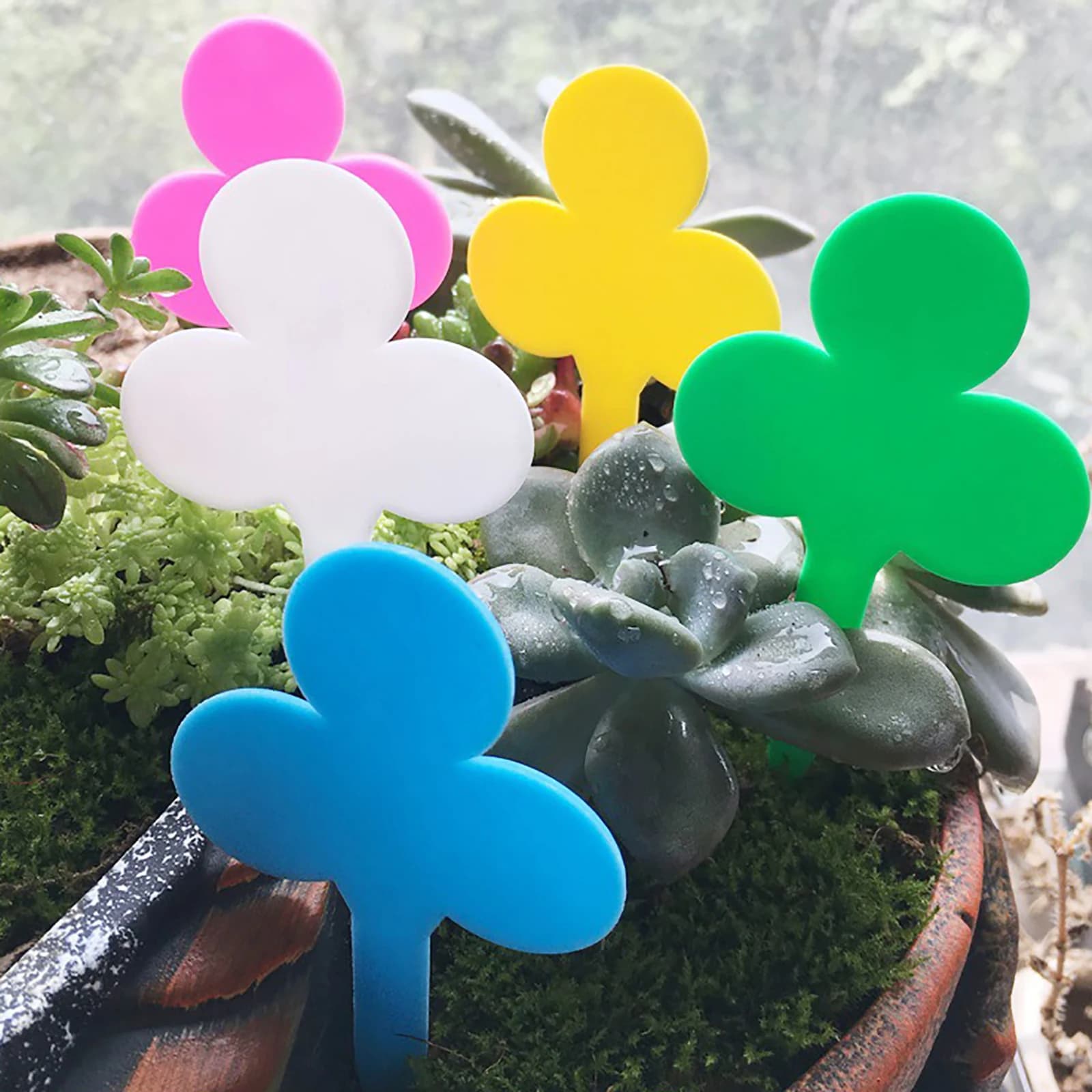 50/100 pezzi etichette per piante piante da giardino classificazione smistamento cartelli etichette piantine vivaio marcatori etichette di atterraggio impermeabili in vaso
