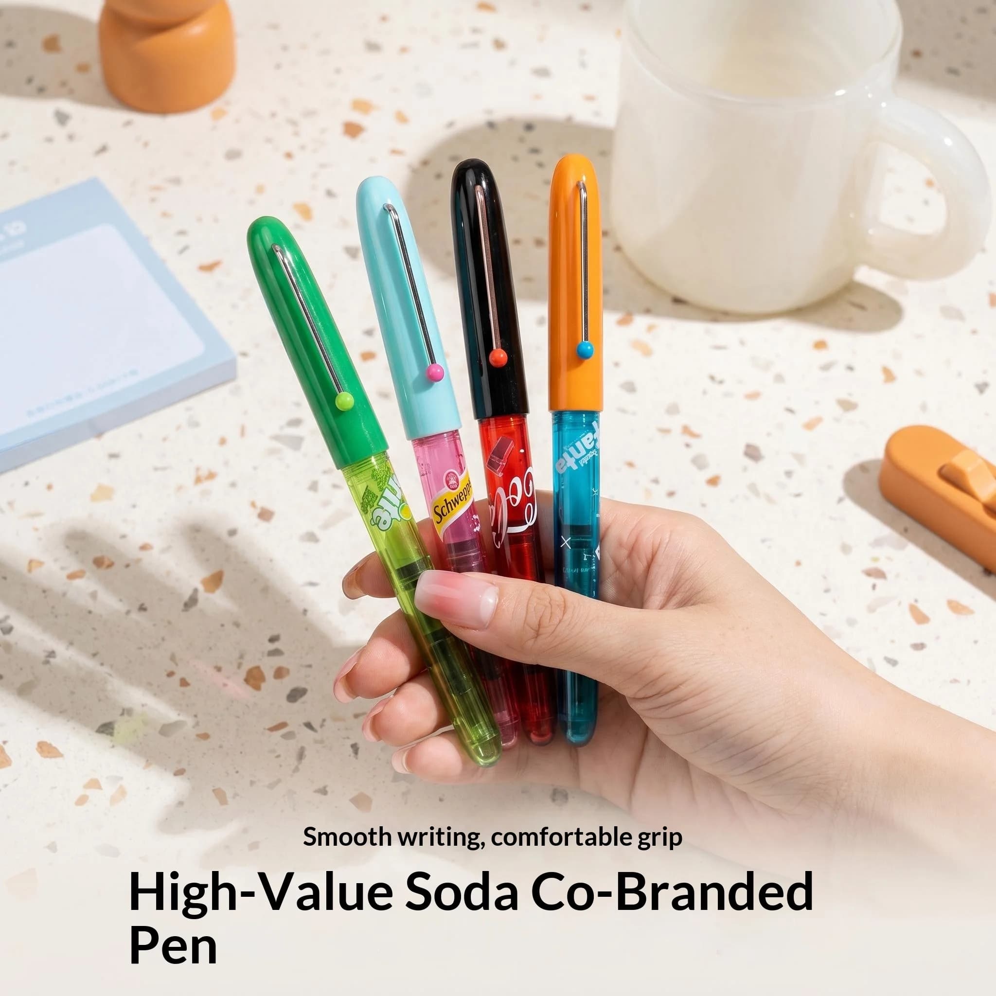Official Co-branded KACO Coca-Cola Limited Fountain Pen,EF Pen Tip Calligraphy Practice Stationery Business office Signature Pen