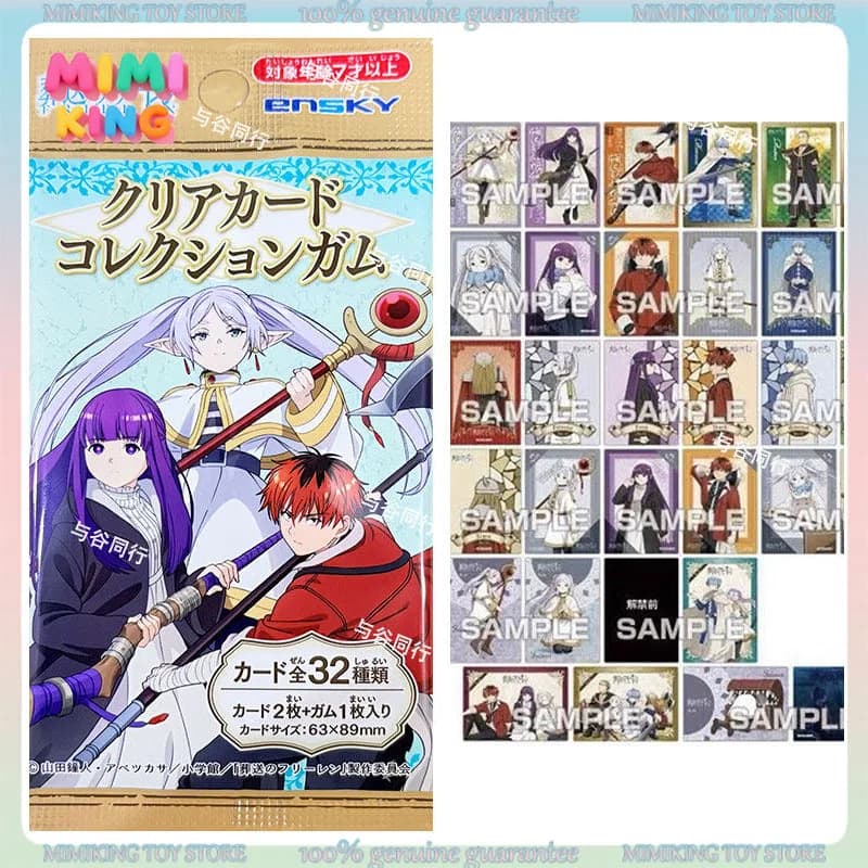 Autentiche Carte ACG Trasparenti della 1a Serie di Frieren Beyond Journey's End, Busta a Sorpresa, Articoli Anime, Scatola Misteriosa, Regali per Bambini