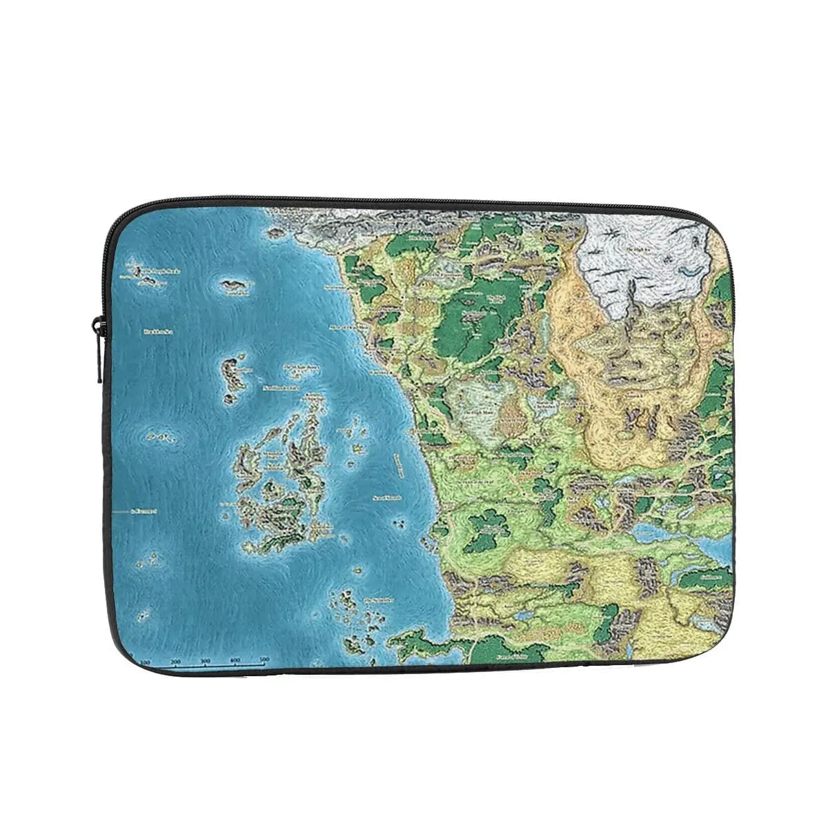 Faerun Map Custodia protettiva per laptop Borsa per notebook da 10 12 13 15 17 pollici Custodia antiurto per tablet