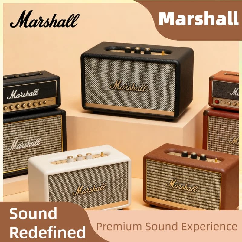 Marshall 2026 Best Seller Altoparlante Wireless Portatile Bluetooth TWS Stereo con Bassi Potenti e Chiari, Impermeabile per Spiaggia, Sport e Attività all'Aperto