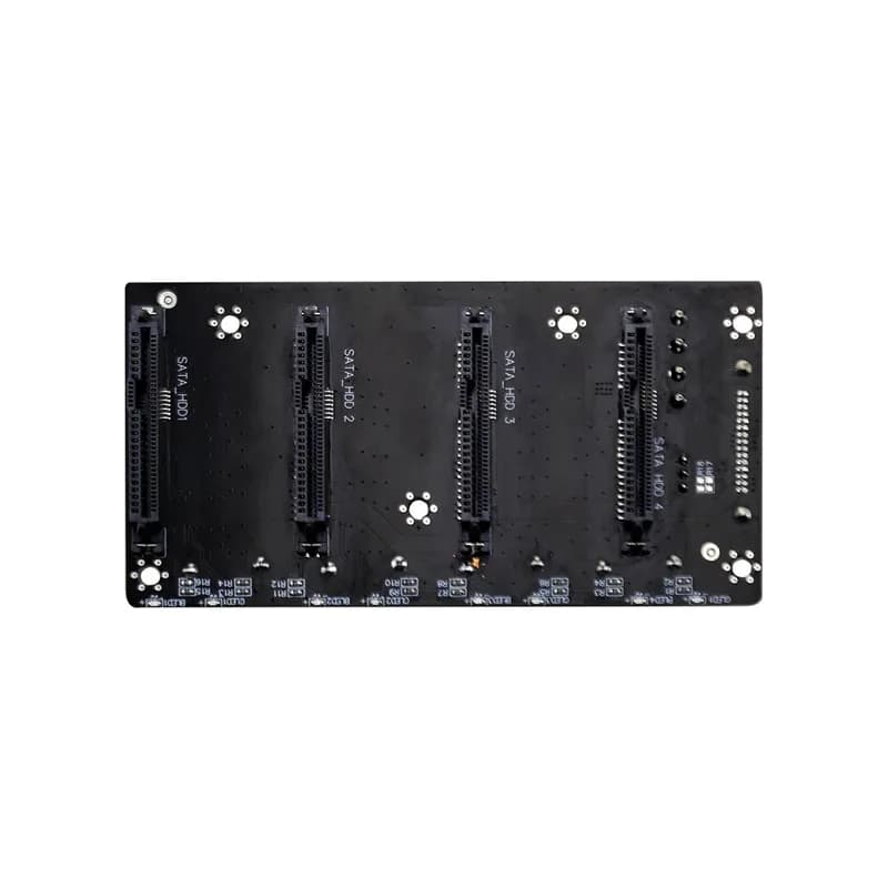 Scheda Adattatore SATA a 4 Porte per Espandere lo Spazio di Archiviazione, Compatibile con SSD/HDD, per PC, NAS e Server