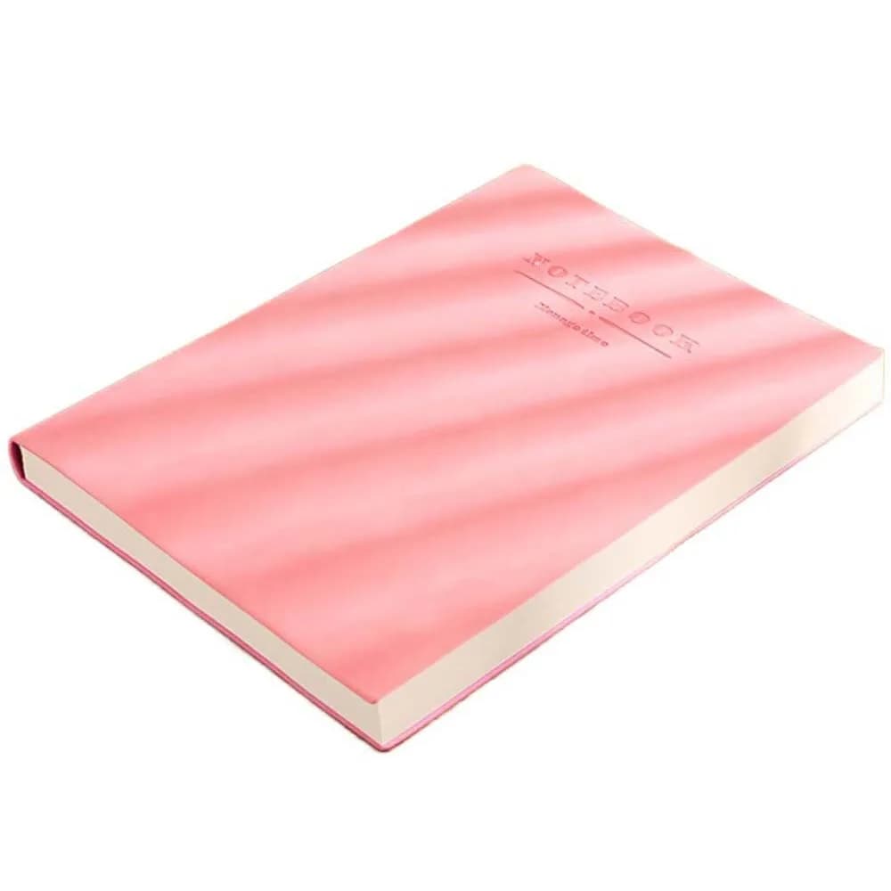 Agenda in Pelle A4 alla Moda, Copertina Morbida, Blocco Note Spesso, Quaderno a Righe, Diario da Viaggio, Planner Giornaliero, Quaderno Scolastico