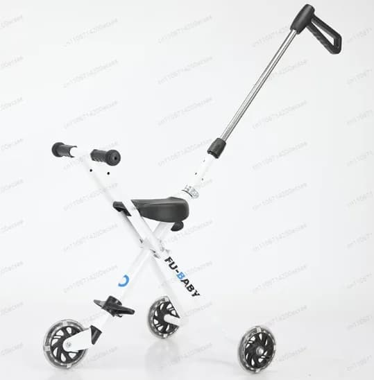 Passeggino per bambini che può essere utilizzato in posizione seduta o reclinata, pieghevole con un clic, leggero e facile da trasportare per viaggi all'aperto