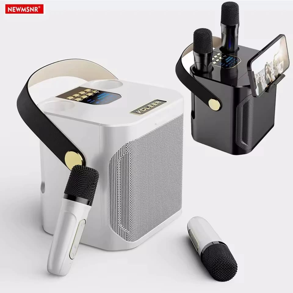Subwoofer wireless Altoparlante Bluetooth portatile potente per karaoke con microfono Sound Box Macchina musicale Caixa De Som ad alta potenza