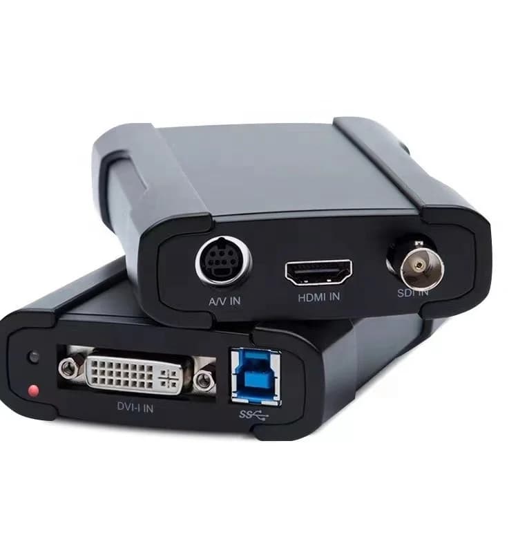 Trasmissione Livello De Video Streaming live UB530 DVI VGA SDI S-video CVBS YPbPr a USB Scheda di acquisizione 1200P a 60fps Scheda di acquisizione Ful hd
