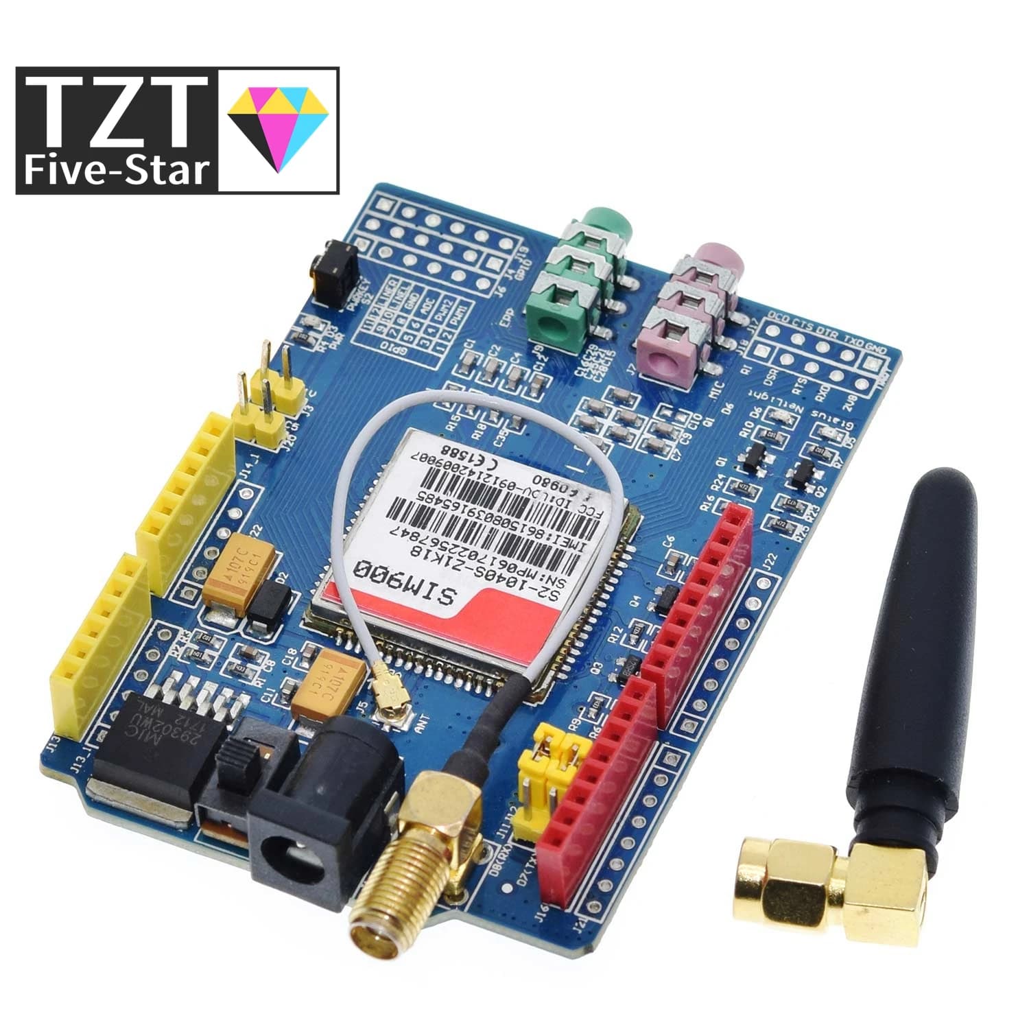 1/3PCS SIM900 850/900/1800/1900 MHz GPRS/GSM development board module KIT For arduino