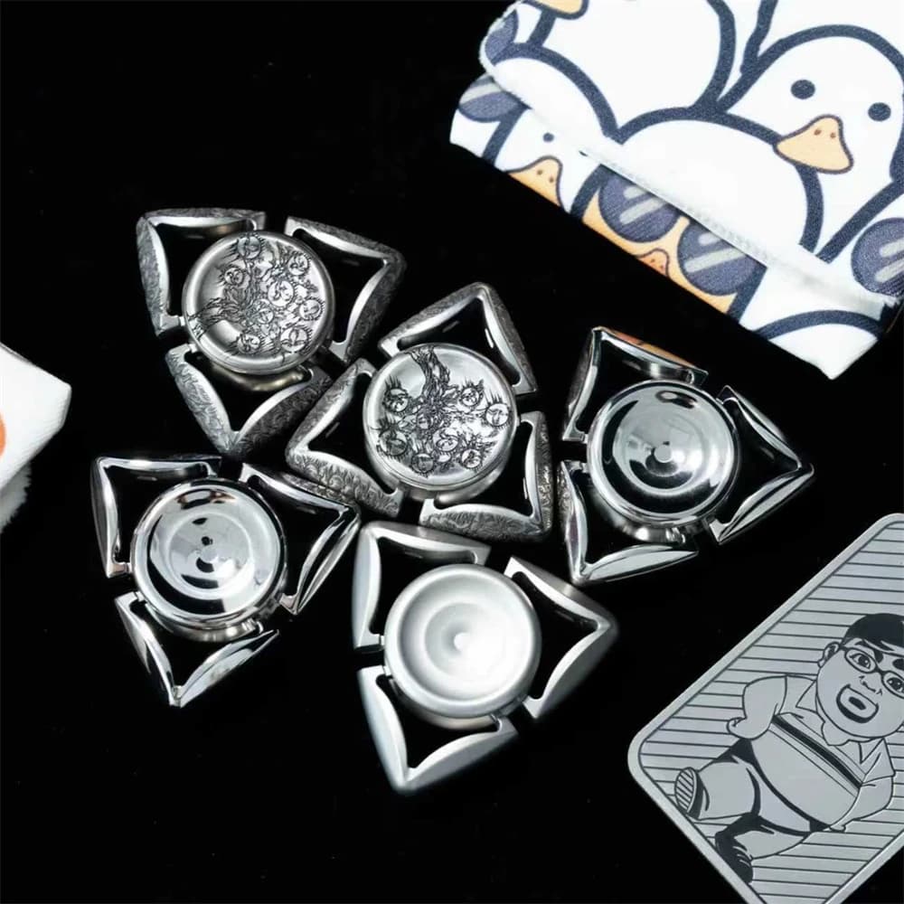 PPEDC Fidget Spinner Cursore in lega di titanio EDC Giocattoli Antistress Spinner a mano per adulti Bambini Giocattoli sensoriali per alleviare l'ansia ADHD