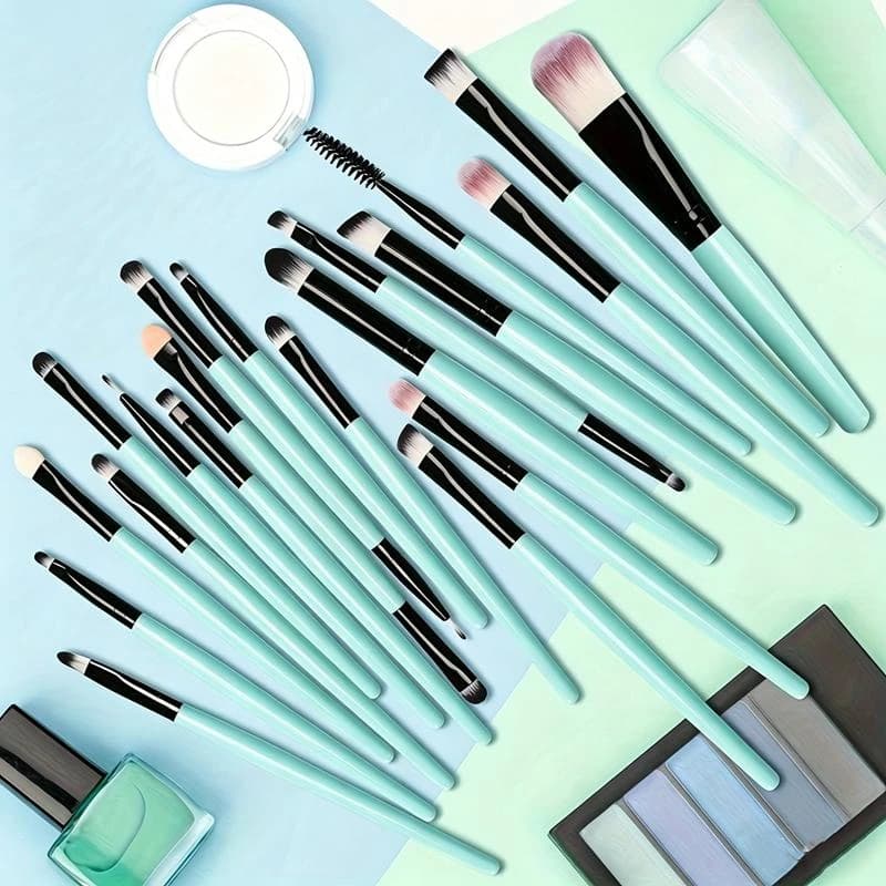 Set di pennelli e spugne per il trucco, set professionale di pennelli per il trucco, Beauty Blender, spugnetta triangolare per la polvere, spugnetta per la pulizia della polvere