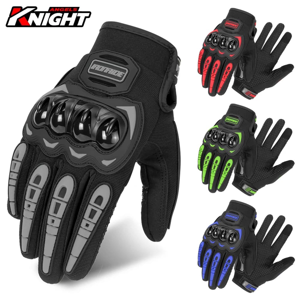 Summer High-Performance Motorcycle Gloves – Breathable Anti-Slip Durable Touchscreen Full-Finger for Motocross & Racing