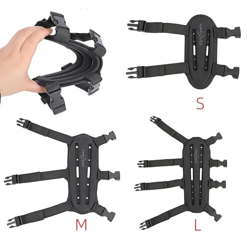 S/M/L Arm Guard Protector EVA Foam Material Adjustable Fastening Strap Lightweight Accessory for Bow Hunting and Target Practice