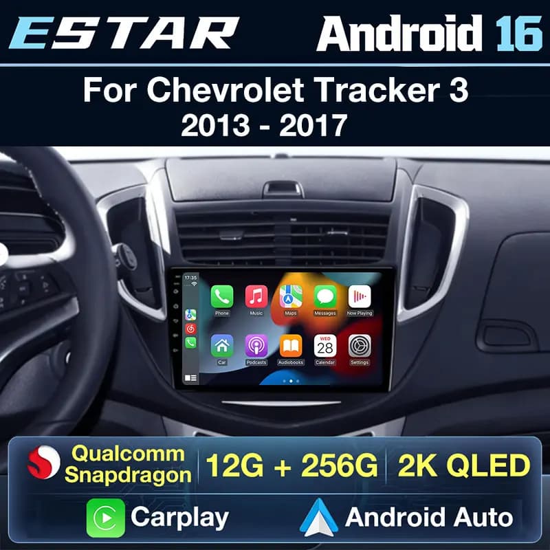 For Chevrolet Tracker 3 TRAX 2013 2014 2015 Android Auto Multimedia Car Player Radio GPS Video Navigation Carplay Screen No 2din
