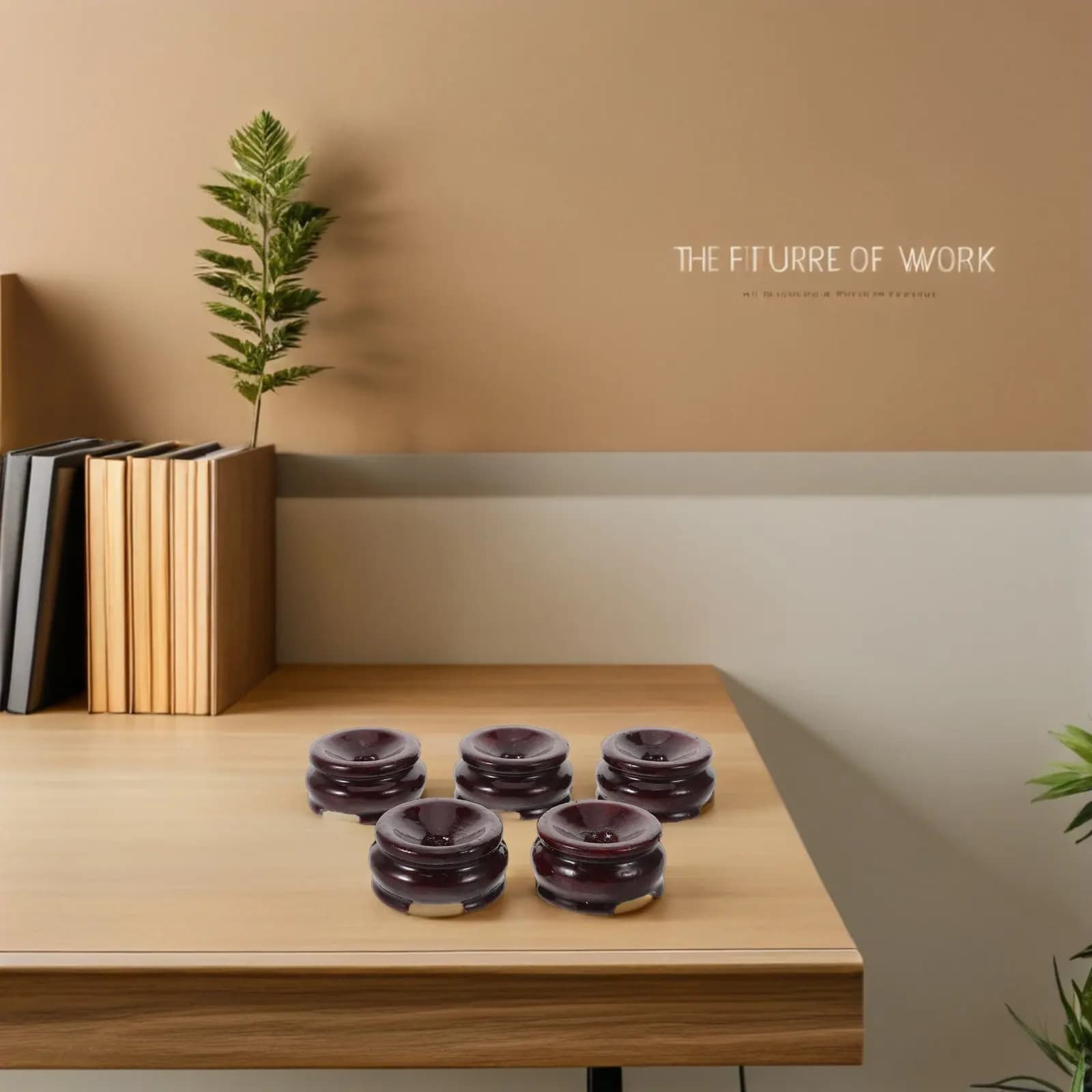 5Pcs Wooden Crystal Ball Stand Small Sphere Holder 1.8x1 Inch Globe Display Base for Glass Orbs Quartz Balls Home Office