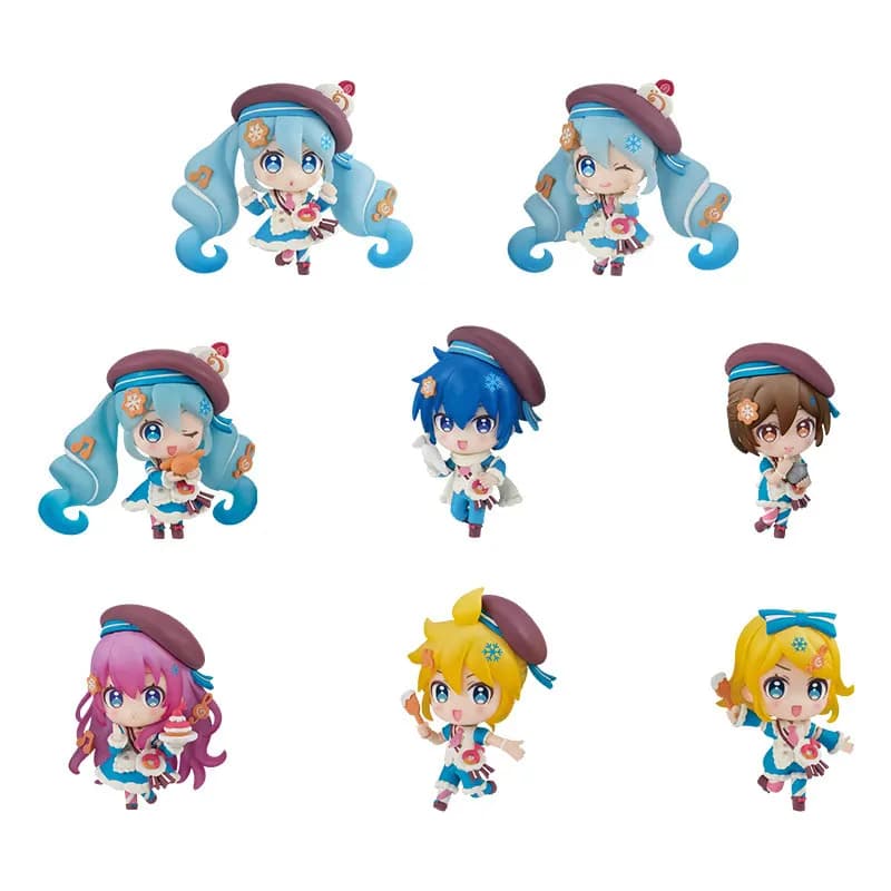 Bandai Hatsune Miku Snow Miku 2026 Figure Kaito Rin Len Luka Blind Box Modellini da Collezione Anime per Appassionati di Anime