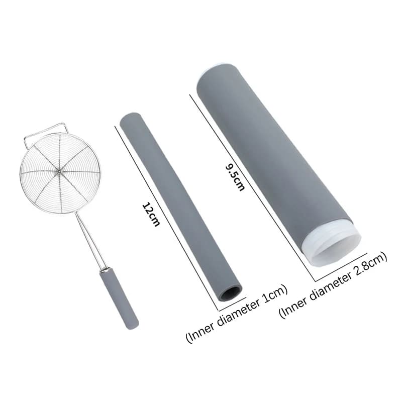 *1 pezzo Nuovo Copri-Manico Anti-scottatura per Pentole, Copri-Manico in Silicone ad Alta Resistenza al Calore, Supporto Morbido in Silicone per Padelle