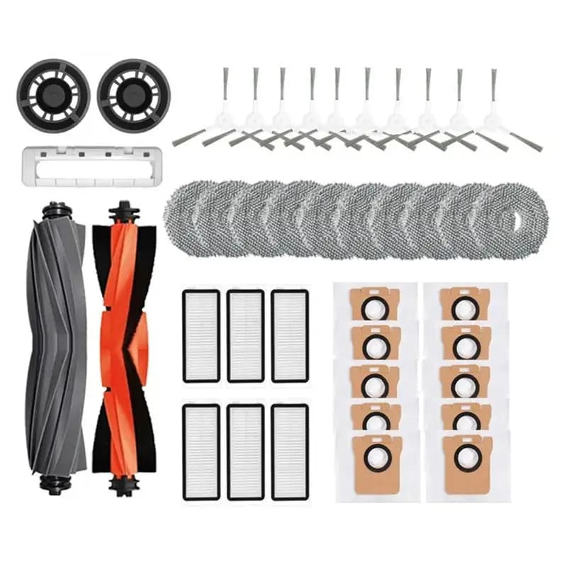 AA05 Accessori per Robot Aspirapolvere Dreame L20 Ultra: Panni in Gomma, Filtri HEPA, Sacchetti Raccoglipolvere, Ricambi